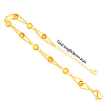 Load image into Gallery viewer, Fashion Alluvial Gold Vietnamese Sand Gold Frosted Glossy Beaded Bracelet Creative Elegant Bracelet Jewelry Accessories