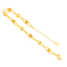 Load image into Gallery viewer, Fashion Alluvial Gold Vietnamese Sand Gold Frosted Glossy Beaded Bracelet Creative Elegant Bracelet Jewelry Accessories
