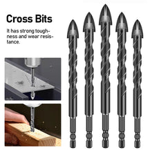 Load image into Gallery viewer, Drill Bits Set Glass Ceramic Concrete Hole Opener Brick Hard Alloy Triangle Bit Tool Kit Multifunctional Drilling Tools