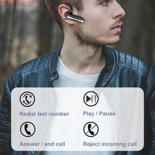 Load image into Gallery viewer, YYK530 Bluetooth Handsfree Earphones Wireless Bussiness Headphone Noise Canceling Headset With Mic For Driver