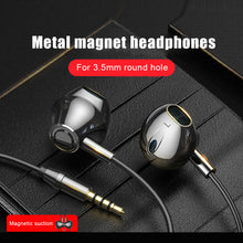 Load image into Gallery viewer, G20 Metal Magnetic Earphone Microphone With Tuning Bass Mobile Phone Headset Universal Headset