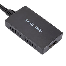 Load image into Gallery viewer, HDMI To RCA AV/CVBS Adapter HD Video Converter Box HDMI to RCA AV/CVSB L/R Video 1080P Mini HDMI to AV Support NTSC PAL