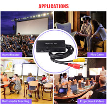 Load image into Gallery viewer, RCA to HDMI Converter, Composite to HDMI Adapter Support 1080P PAL/NTSC Compatible with PS one, PS3 PS2 STB Xbox VHS DVD VCR