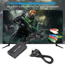 Load image into Gallery viewer, HDMI to YPbPr Converter Adapter Support HD 1080P 720P Compatible With DVD Blu-Ray Player PS2 PS3 Xbox to The New HDTV