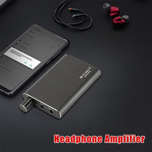 Load image into Gallery viewer, Portable HiFi Headphone Amplifier Headphone Amp 3.5mm Stereo Audio Out with Switch Powered Dual-Output with 2-Level Boost
