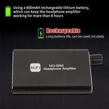 Load image into Gallery viewer, Portable HiFi Headphone Amplifier Headphone Amp 3.5mm Stereo Audio Out with Switch Powered Dual-Output with 2-Level Boost