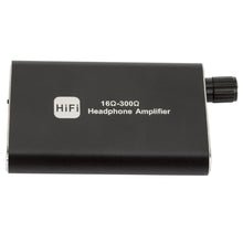 Load image into Gallery viewer, Portable HiFi Headphone Amplifier Headphone Amp 3.5mm Stereo Audio Out with Switch Powered Dual-Output with 2-Level Boost
