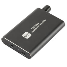 Load image into Gallery viewer, Portable HiFi Headphone Amplifier Headphone Amp 3.5mm Stereo Audio Out with Switch Powered Dual-Output with 2-Level Boost