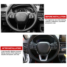 Load image into Gallery viewer, Carbon Fiber Car Steering Wheel Panel Cover Trim Panel Decoration Frame Sticker for Honda for Civic 11Th 2022