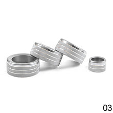Load image into Gallery viewer, 4Pcs Aluminum Alloy Central Control Air Conditioner Volume Adjustment Knob Ring Car Accessories for Honda Civic 11th 2022