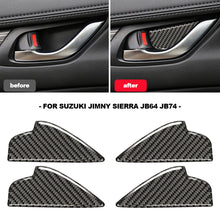 Load image into Gallery viewer, 4Pcs Carbon Fiber Interior Door Handle Bowl Panel Cover Trim for Mazda 2 3 6 Demio CX-3 CX-5 CX-7 CX-9 MX5 2017 - 2019