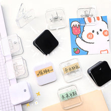 Load image into Gallery viewer, 5PCS Transparent Acrylic Clamp Paper Clips Ticket Holder Paper Documents Organizer Student School Office Supplies