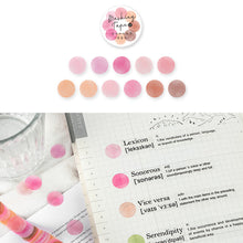 Load image into Gallery viewer, 100Pcs Washi Tape Hard Candy Series Paper Tape Hand Account DIY Decorative Stickers Photo Decor Masking Tape
