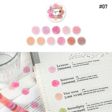 Load image into Gallery viewer, 100Pcs Washi Tape Hard Candy Series Paper Tape Hand Account DIY Decorative Stickers Photo Decor Masking Tape