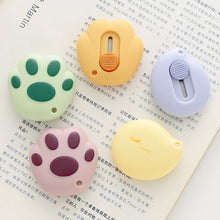 Load image into Gallery viewer, Cute Cartoon Cat Claw Retractable Paper Cutter Utility Knives Box Opener Cutter Student Portable Handmade Craft Knife Stationery