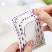 Load image into Gallery viewer, Fantasy Series Hollowing Frame Material Memo Pads DIY Material Paper Pack Junk Journal Scrapbooking Vintage Notes Stationery