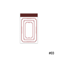 Load image into Gallery viewer, Fantasy Series Hollowing Frame Material Memo Pads DIY Material Paper Pack Junk Journal Scrapbooking Vintage Notes Stationery