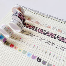Load image into Gallery viewer, Cute Korea Bear Washi Tape Masking Tape DIY Scrapbooking Diary Journal Decoration Tape Adhesive Tapes Paper Stationery Sticker