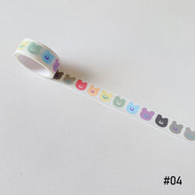 Load image into Gallery viewer, Cute Korea Bear Washi Tape Masking Tape DIY Scrapbooking Diary Journal Decoration Tape Adhesive Tapes Paper Stationery Sticker
