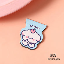 Load image into Gallery viewer, Cute Cartoon Bear Magnetic Bookmark Paper Clip Kawaii Rabbit Student Stationery Books Marker of Page School Office Supply