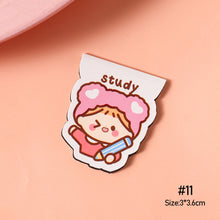 Load image into Gallery viewer, Cute Cartoon Bear Magnetic Bookmark Paper Clip Kawaii Rabbit Student Stationery Books Marker of Page School Office Supply