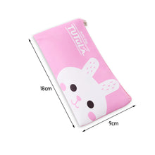 Load image into Gallery viewer, Cute Cartoon Animal Series Pencil Bag Portable Soft PU Pencil Case Stationery School Office Supplies for Kids Boys Girls