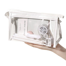 Load image into Gallery viewer, Waterproof Transparent Pencil Case Large Capacity PVC Pen Bag Cute Cartoon Travel Pouches Kawaii Cosmetic Bag Makeup Storage Stationery Box School Supplies