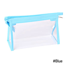 Load image into Gallery viewer, Waterproof Transparent Pencil Case Large Capacity PVC Pen Bag Cute Cartoon Travel Pouches Kawaii Cosmetic Bag Makeup Storage Stationery Box School Supplies