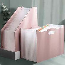 Load image into Gallery viewer, Portable Large A4 File Folder Organizer Bag Standing Accordions 13 Pockets Expanding Folder for Documents Office School Supplies