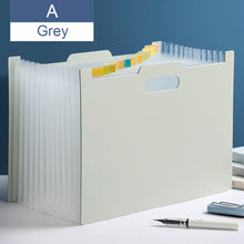 Load image into Gallery viewer, Portable Large A4 File Folder Organizer Bag Standing Accordions 13 Pockets Expanding Folder for Documents Office School Supplies