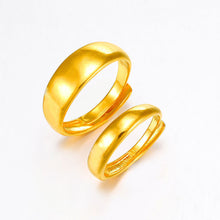 Load image into Gallery viewer, Fashion Vietnam Sand Gold Gypsophila Frosted Glossy Ring Elegant Open Ring Female Women Men Couple Ring Jewelry Accessories