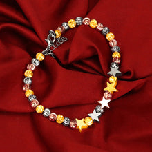 Load image into Gallery viewer, Fashion Star Alluvial Gold Bracelet Fashion Adjustable Gold Lucky Beads Bracelet Sand Gold Beaded Bracelet Women Jewelry Accessories