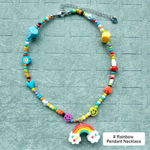 Load image into Gallery viewer, Romantic Colored Rice Beads Necklace Flower Bohemia Summer Mushroom Rainbow Beaded Necklace Choker Women Girl Jewelry Accessories