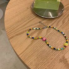 Load image into Gallery viewer, Romantic Smiley Bohemia Summer Necklace Colored Rice Beads Flower Choker Women Girl Fashion Jewelry Gift Accessories