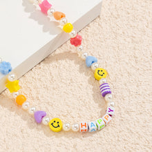Load image into Gallery viewer, Fashion Romantic Heart Smiley Bohemia Summer Necklace Colored Rice Beads Pearls Star Choker Women Girl JewelryAccessories