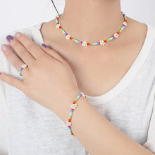 Load image into Gallery viewer, Romantic Fashion Bohemia Summer Necklace Ring Colored Rice Beads Bracelet Women Girl Fashion Jewelry Accessories