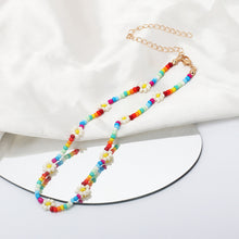 Load image into Gallery viewer, Romantic Fashion Bohemia Summer Necklace Ring Colored Rice Beads Bracelet Women Girl Fashion Jewelry Accessories