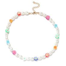 Load image into Gallery viewer, Romantic Fashion Bohemia Summer Necklace Shell Beads Colored Rice Beads Pearls Choker Women Girl Fashion Jewelry Accessories