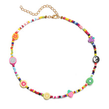 Load image into Gallery viewer, Romantic Fashion Bohemia Summer Necklace Shell Beads Colored Rice Beads Pearls Choker Women Girl Fashion Jewelry Accessories