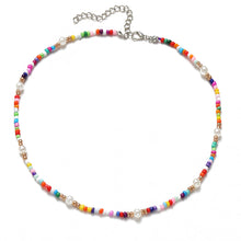 Load image into Gallery viewer, Romantic Fashion Bohemia Summer Necklace Shell Beads Colored Rice Beads Pearls Choker Women Girl Fashion Jewelry Accessories