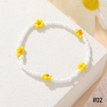 Load image into Gallery viewer, Creative Bohemia Summer Cute Flower Bracelet Daisy Beads Simple Bangle Romantic Women Girl Fashion Jewelry Accessories