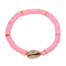 Load image into Gallery viewer, Creative Summer Cute Shell Soft Clay Bracelet Simple Bangle Fresh Romantic Women Girl Fashion Jewelry Accessories