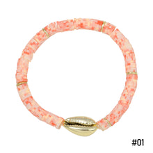 Load image into Gallery viewer, Creative Summer Cute Shell Soft Clay Bracelet Simple Bangle Fresh Romantic Women Girl Fashion Jewelry Accessories