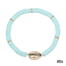 Load image into Gallery viewer, Creative Summer Cute Shell Soft Clay Bracelet Simple Bangle Fresh Romantic Women Girl Fashion Jewelry Accessories