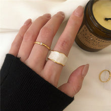 Load image into Gallery viewer, Fashion Retro Epoxy Alloy Personality Ring Starry Sky Irregular Ring Women Girls Creative Jewelry Summer Accessories