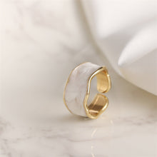 Load image into Gallery viewer, Fashion Retro Epoxy Alloy Personality Ring Starry Sky Irregular Ring Women Girls Creative Jewelry Summer Accessories