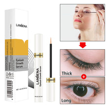 Load image into Gallery viewer, 4ml Eyelash Growth Serum Eyelash Enhancer liquid Longer Fuller Thicker Lashes Eyelashes Eyebrows Enhancer Eyelash Care Product