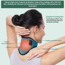 Load image into Gallery viewer, Electric Graphene Heating Wormwood Neck Brace Cervical Vertebra Fatigue Therapy Reliever Neck Pain Relieve Strap Health Care Tool