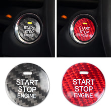 Load image into Gallery viewer, Carbon Fiber Car Engine Start Button Cover Button Cover Interior Button Trim Strip For Mazda 3 Axela CX-3 CX-5 CX-8 MX-5