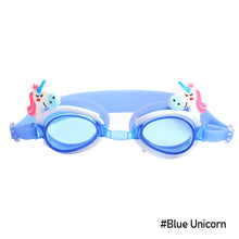 Load image into Gallery viewer, Colorful Adjustable Cute Cartoon Children Kids Waterproof Silicone Anti Fog UV Shield Swimming Diving Glasses Goggles Eyewear